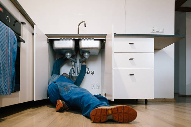 Professional Drain Cleaning technician working in Auriesville, NY